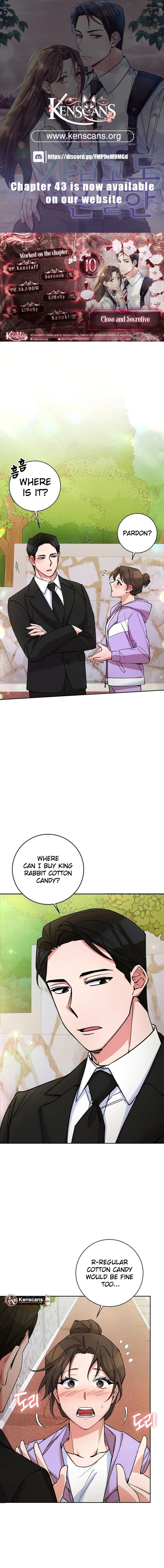 Read Close and Secretive Manga Online