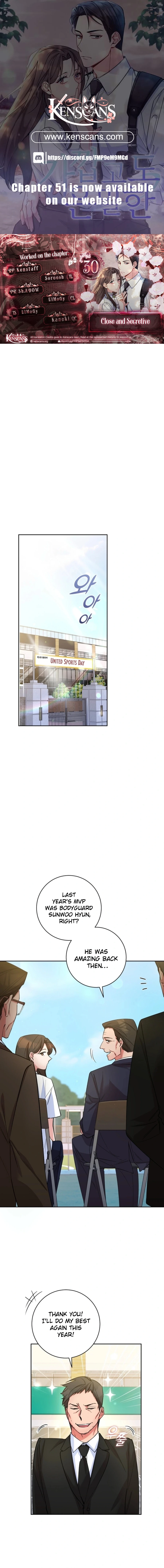 Read Close and Secretive Manga Online