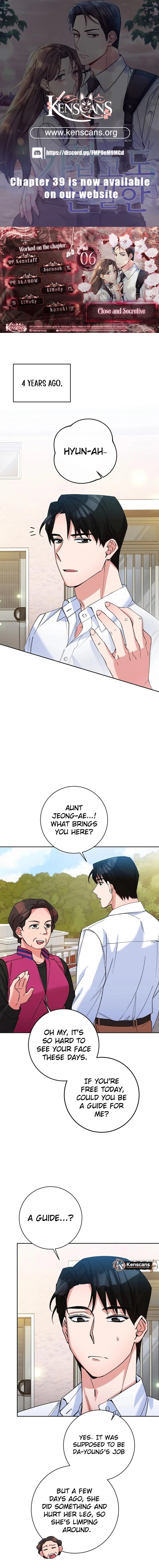 Read Close and Secretive Manga Online