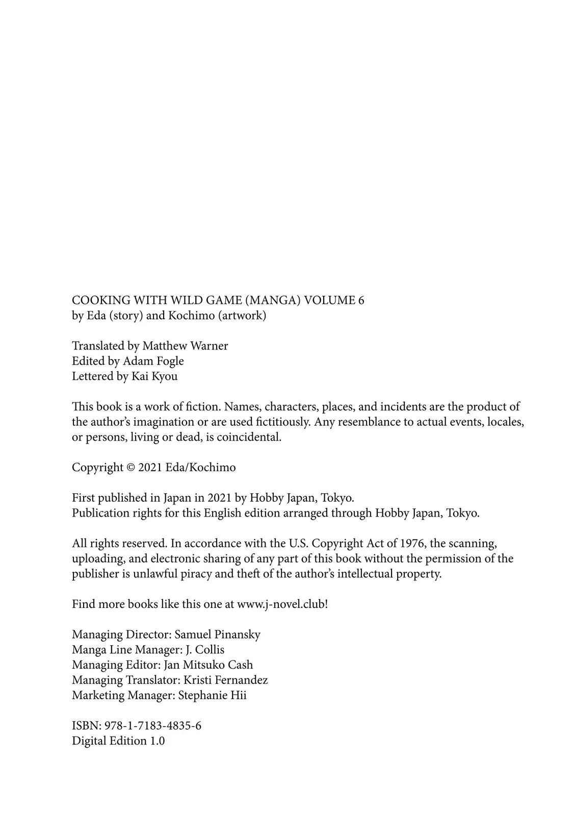 Read Cooking with Wild Game Manga Online