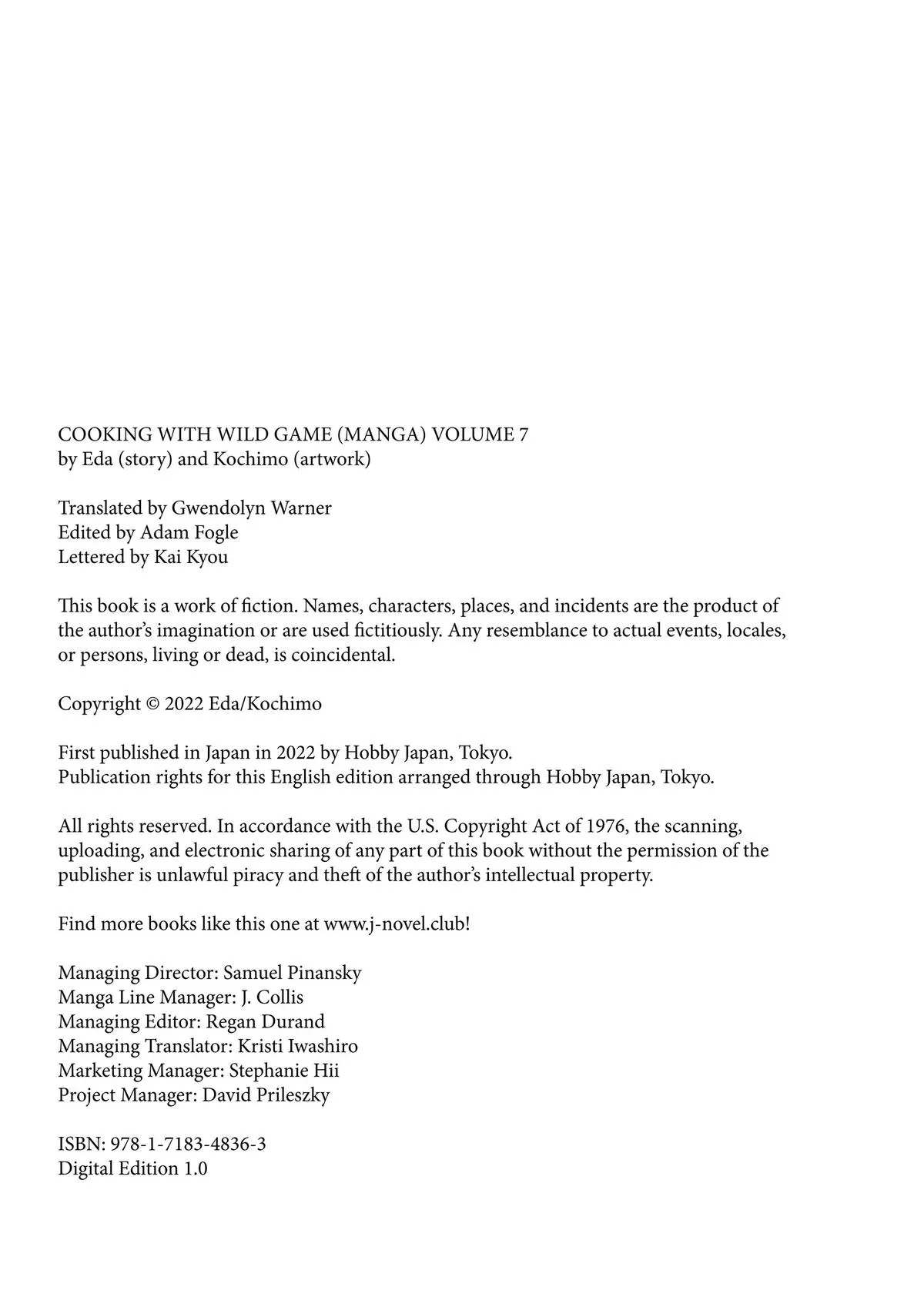 Read Cooking with Wild Game Manga Online