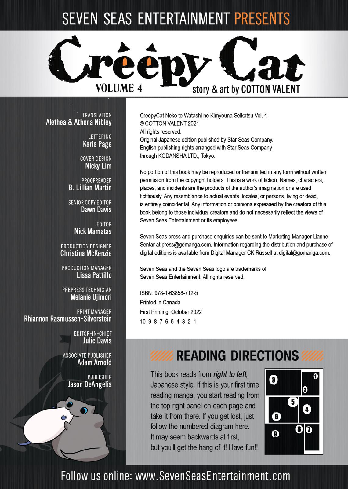 Read Creepy Cat Manga Online