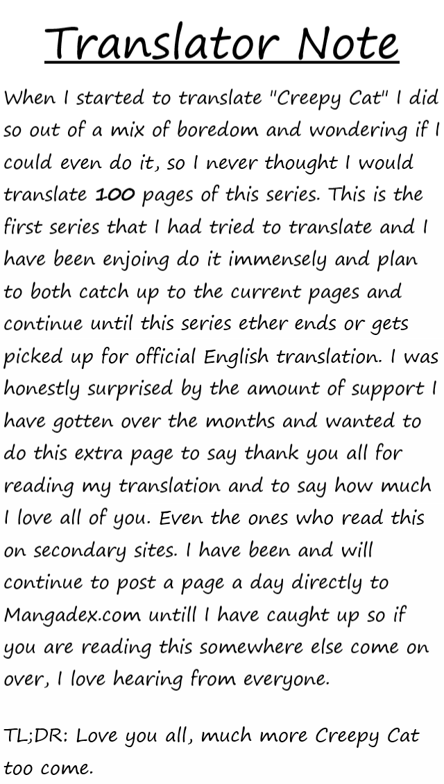 Read Creepy Cat Manga Online