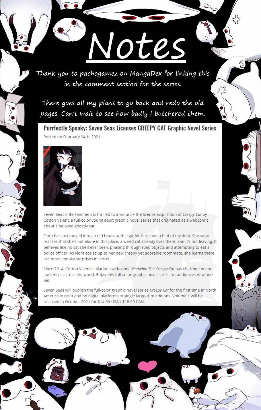 Read Creepy Cat Manga Online