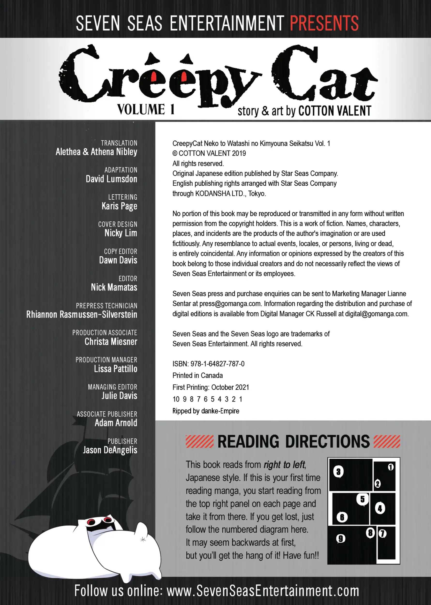 Read Creepy Cat Manga Online