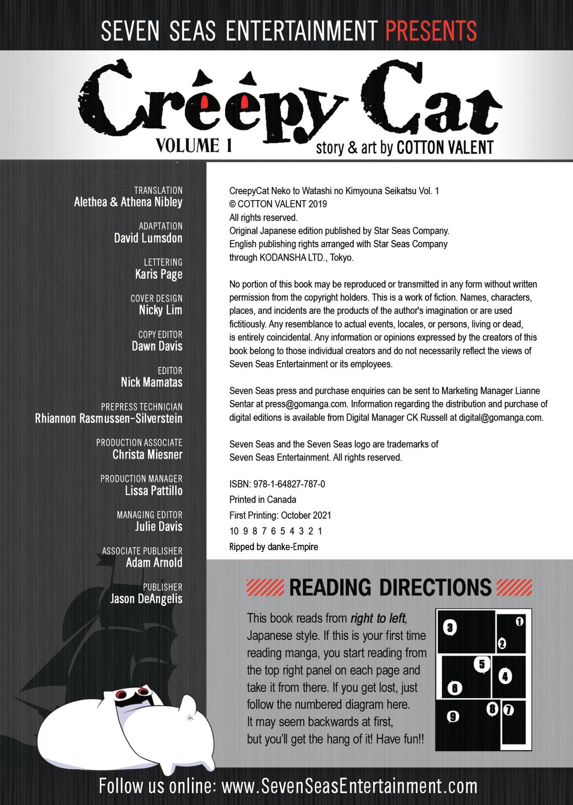 Read Creepy Cat Manga Online