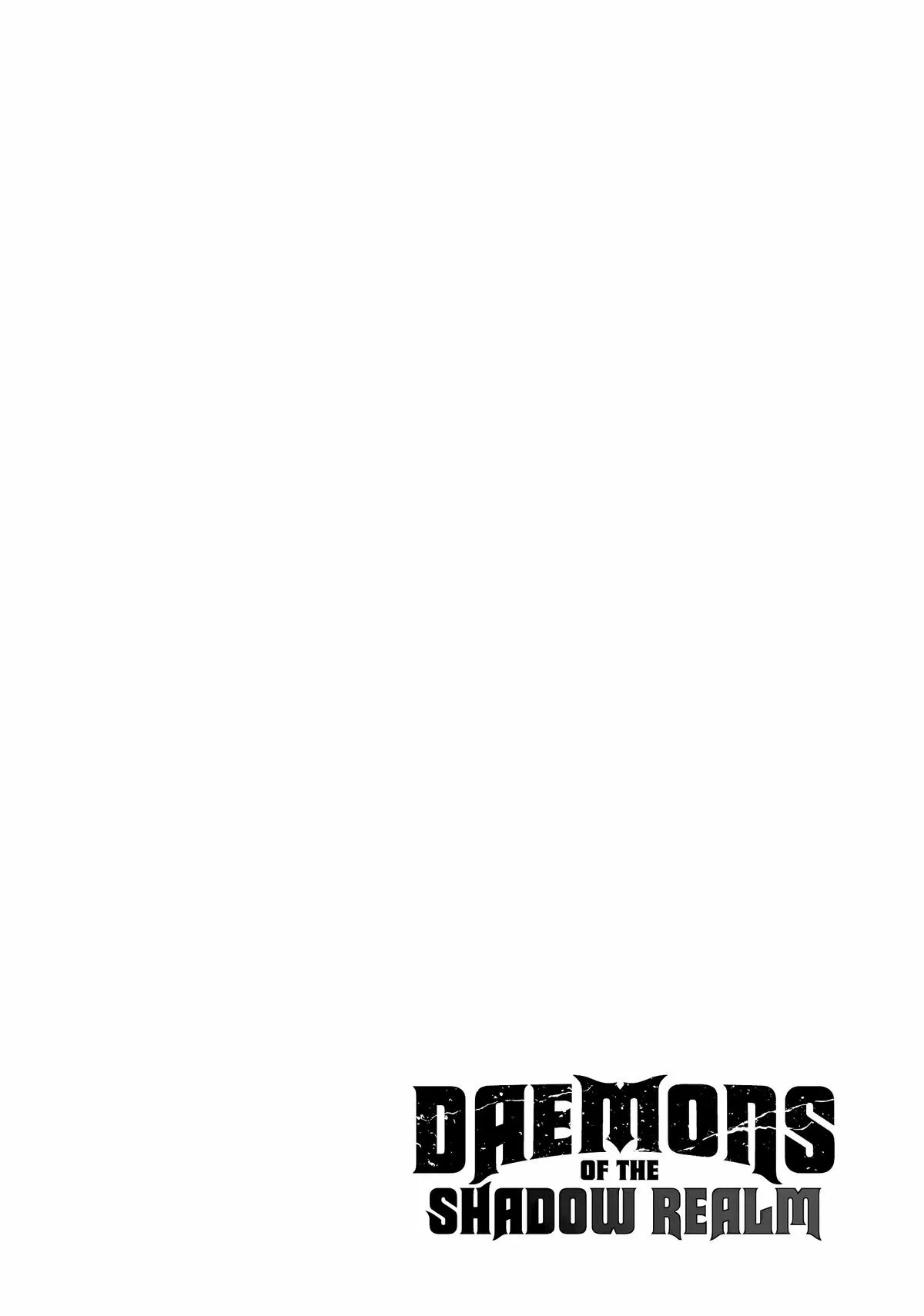 Read Daemons of the Shadow Realm Manga Online
