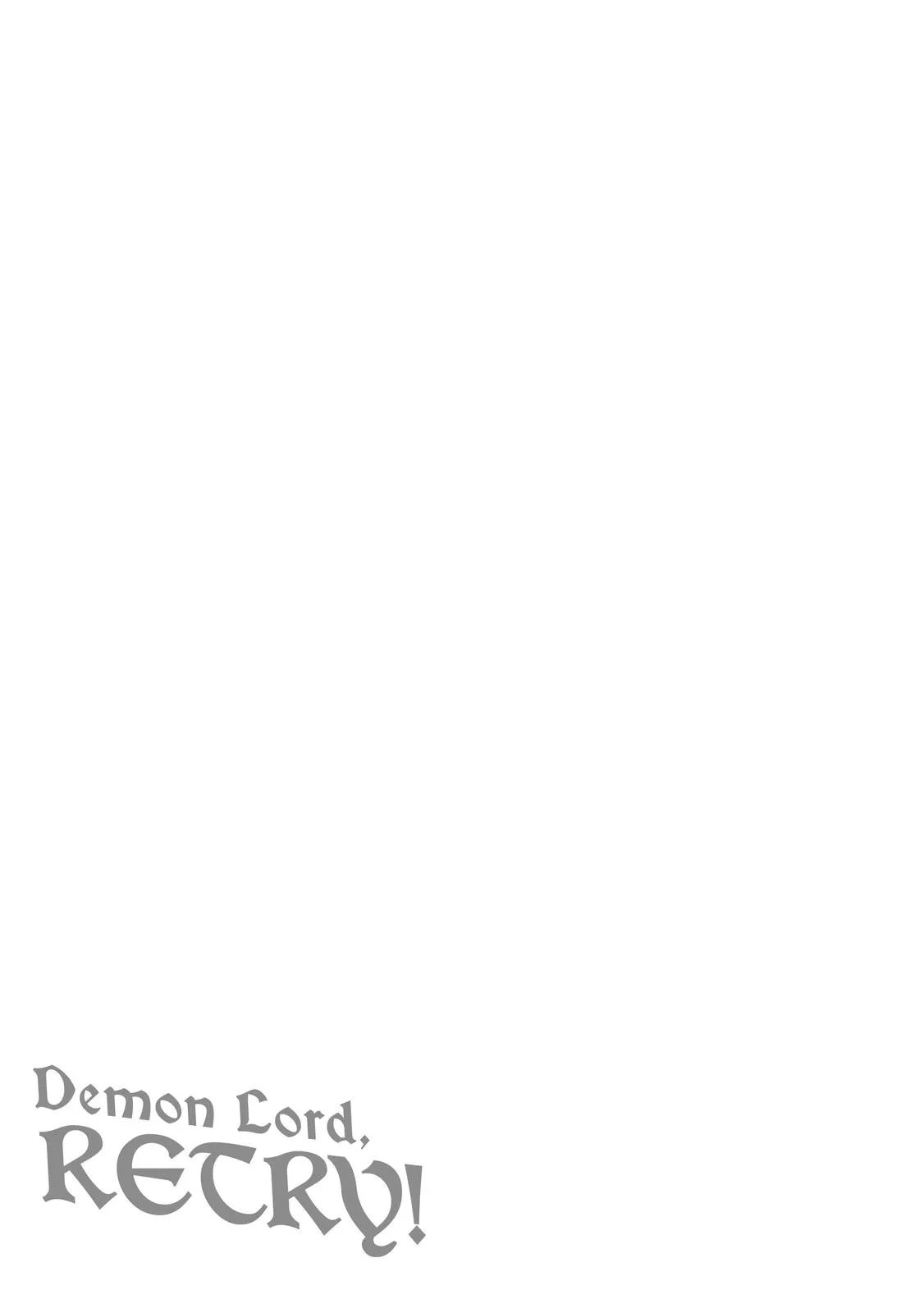 Read Demon Lord, Retry! Manga Online