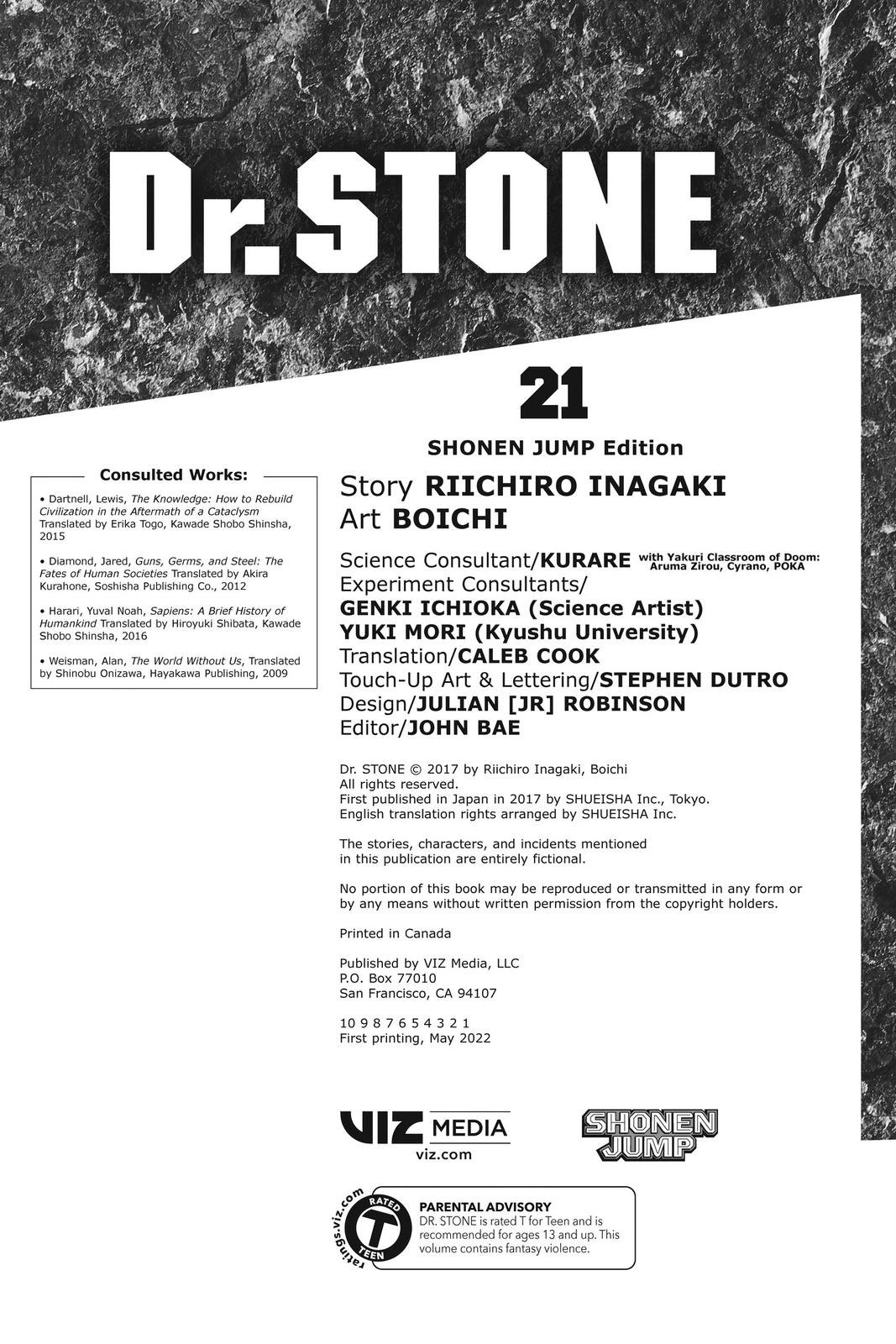 Read Dr. STONE Manga Online