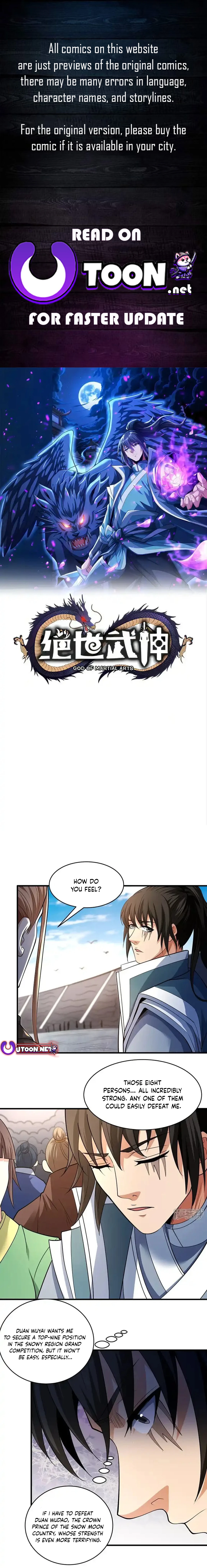 Read God of Martial Arts Manga Online