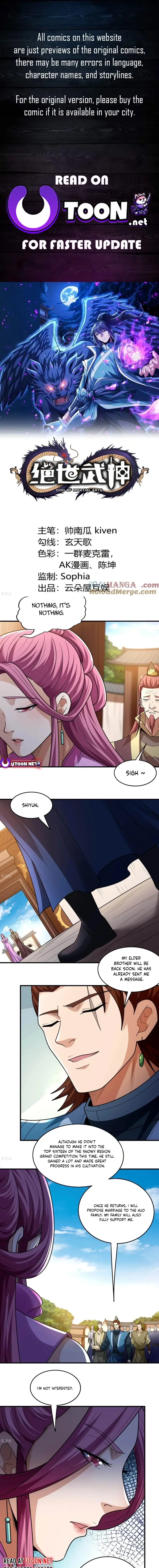 Read God of Martial Arts Manga Online