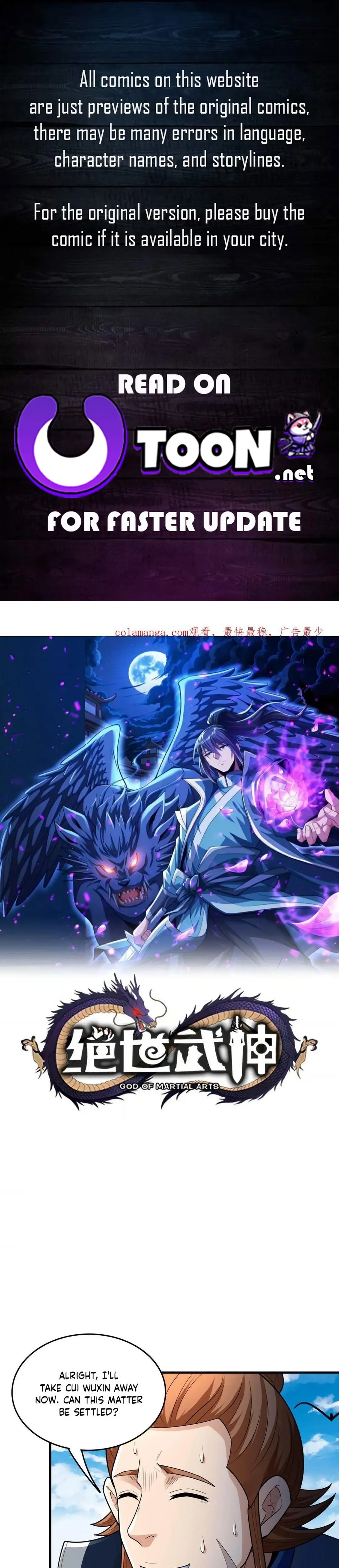 Read God of Martial Arts Manga Online