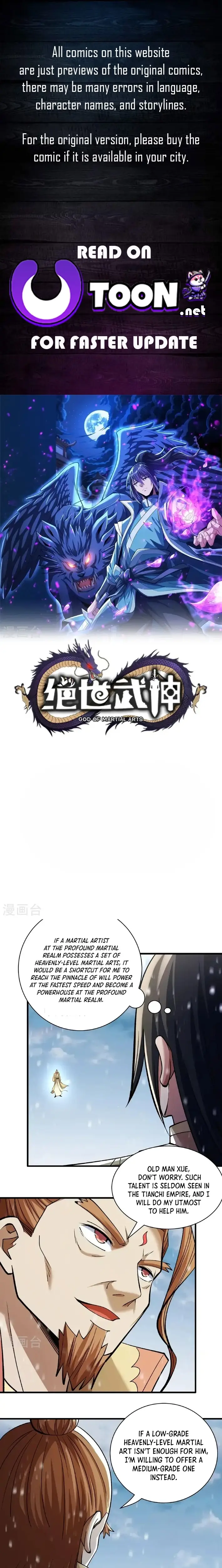 Read God of Martial Arts Manga Online