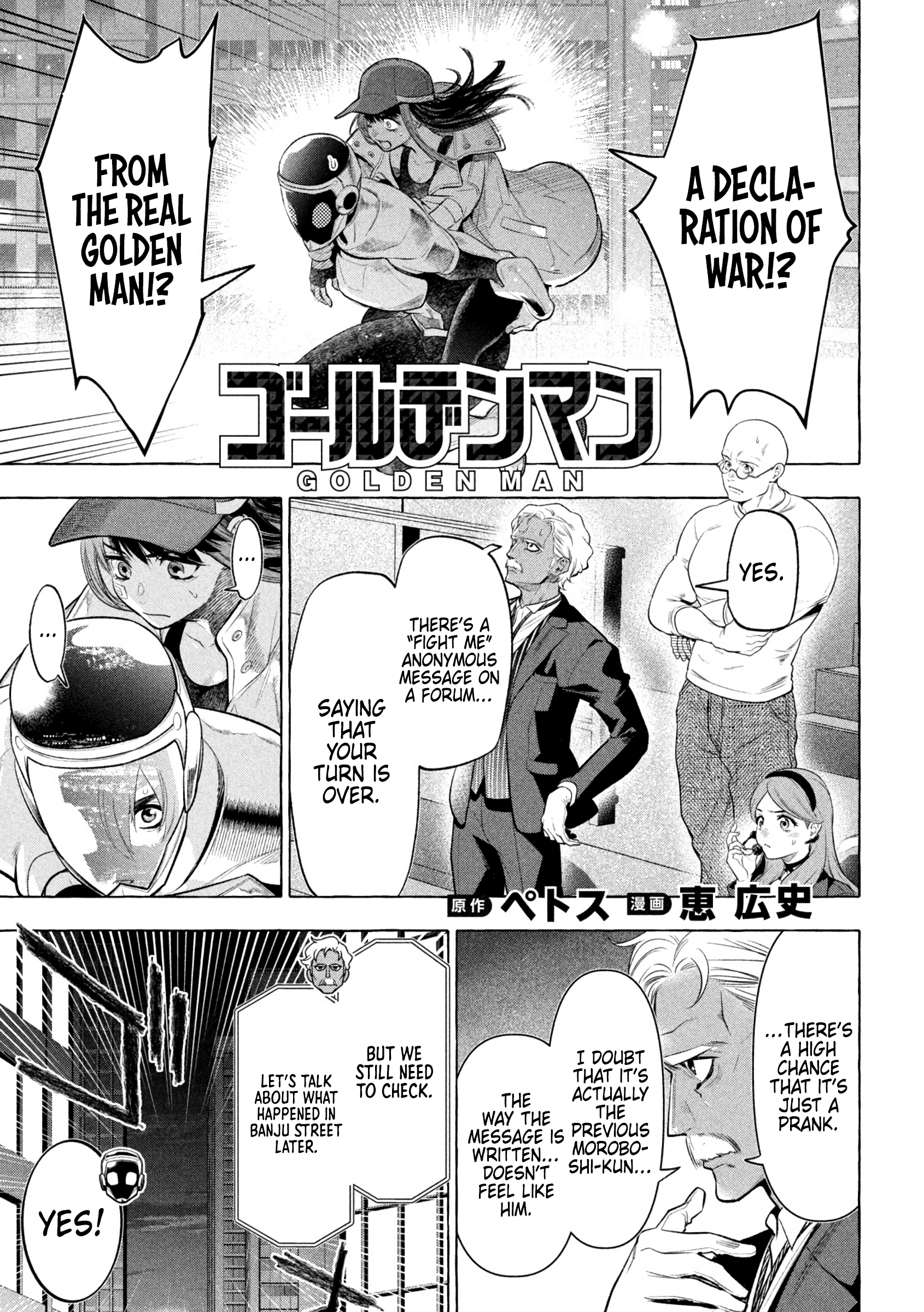 Read Golden Man Manga Online