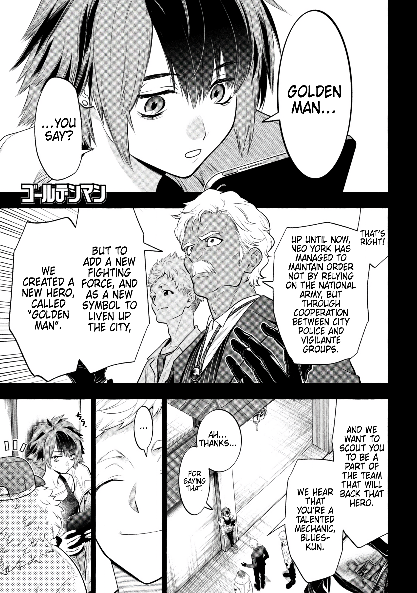 Read Golden Man Manga Online