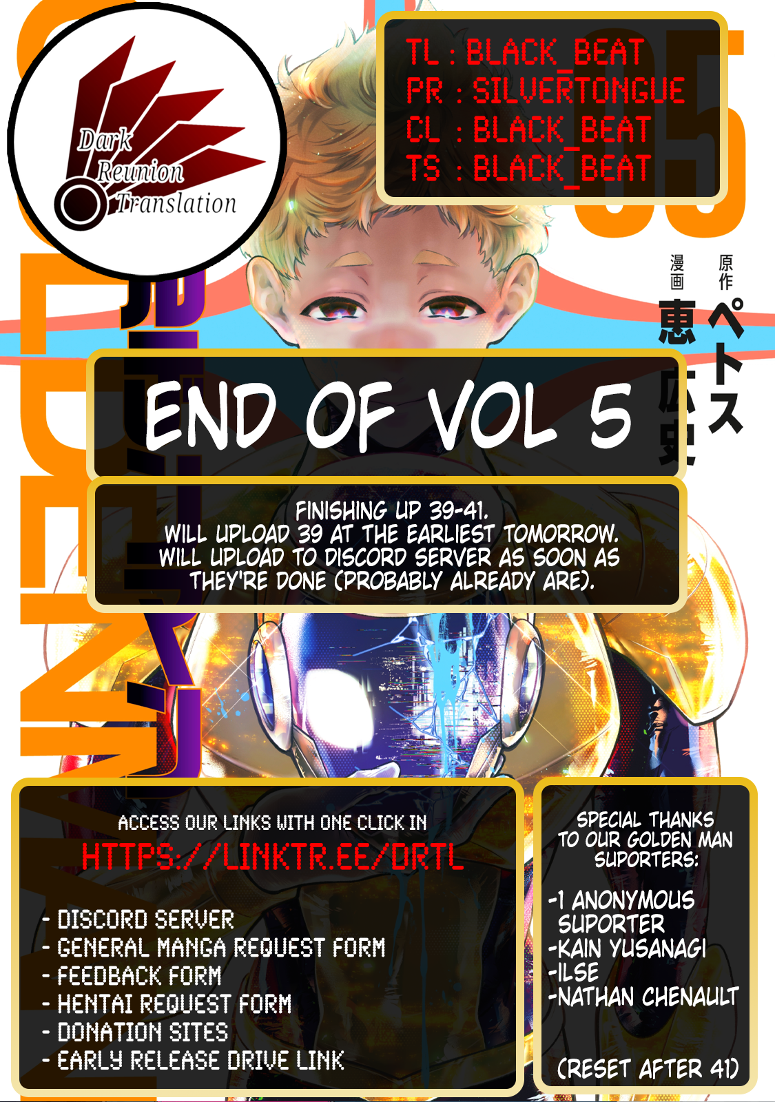 Read Golden Man Manga Online