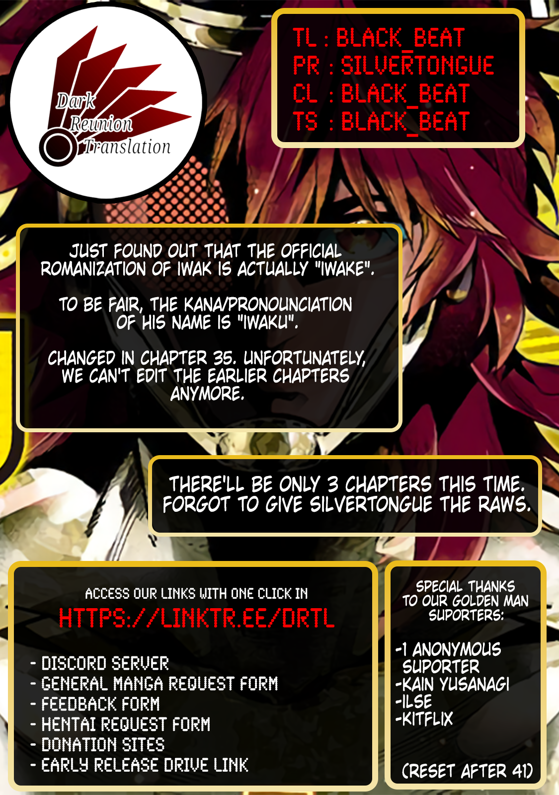 Read Golden Man Manga Online