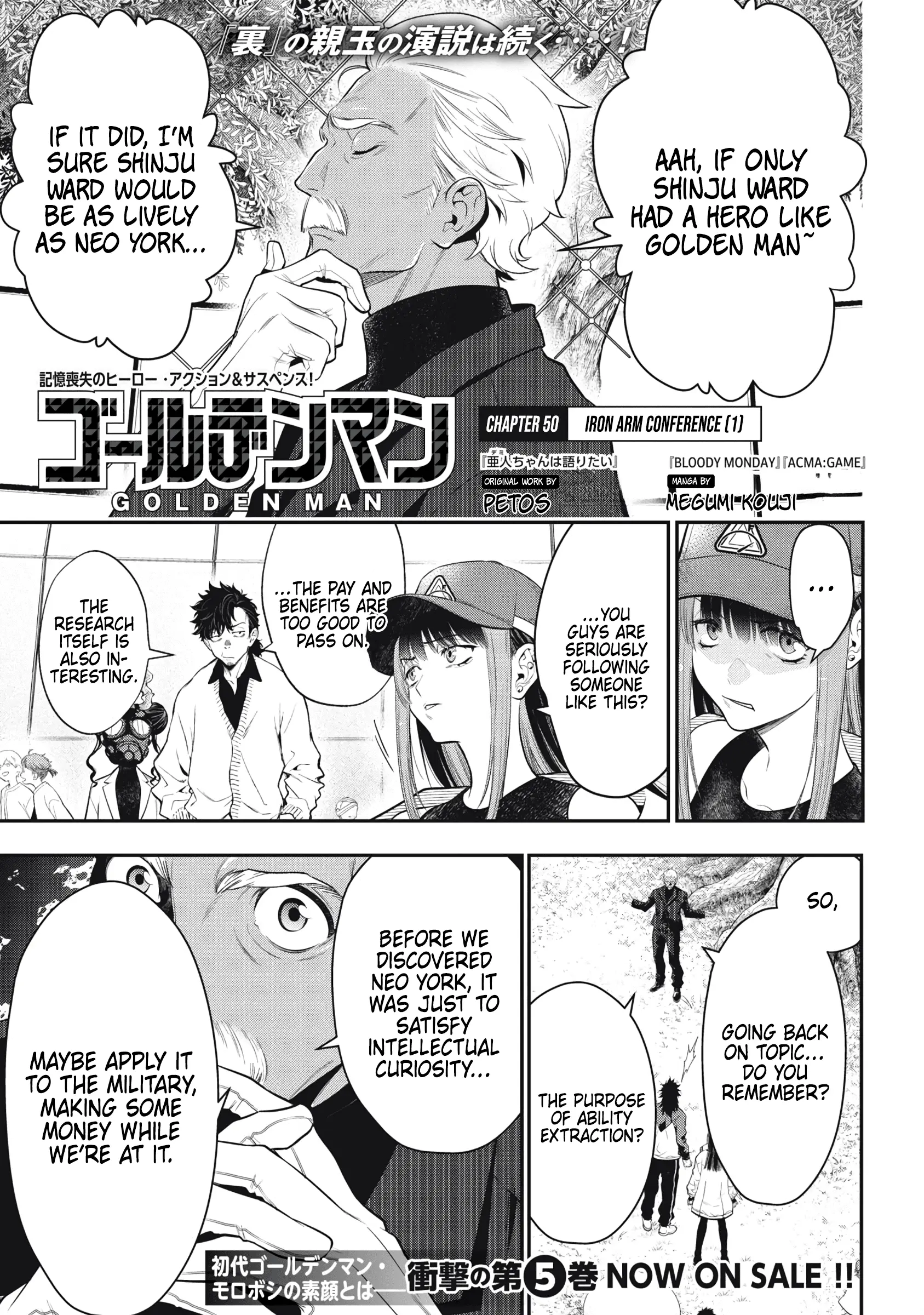 Read Golden Man Manga Online