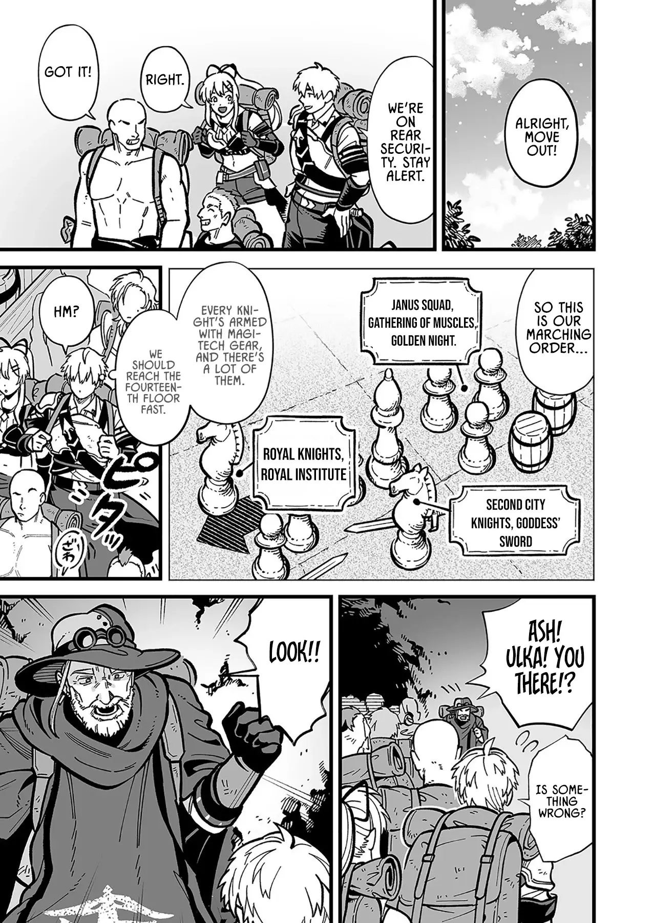 Read Haiiro no Ash Teikoku Kishidan wo Kubi ni Natta Ore wa Dungeon Toshi de Haiiro no Jinsei wo Hikkuri Kaesu Manga Online