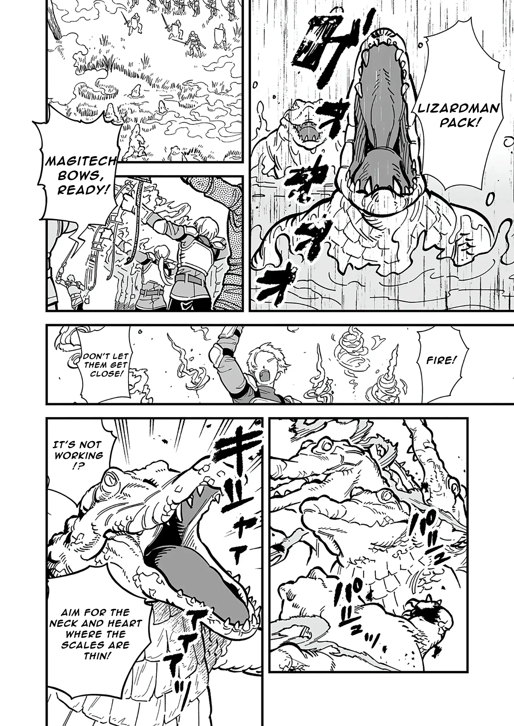 Read Haiiro no Ash Teikoku Kishidan wo Kubi ni Natta Ore wa Dungeon Toshi de Haiiro no Jinsei wo Hikkuri Kaesu Manga Online