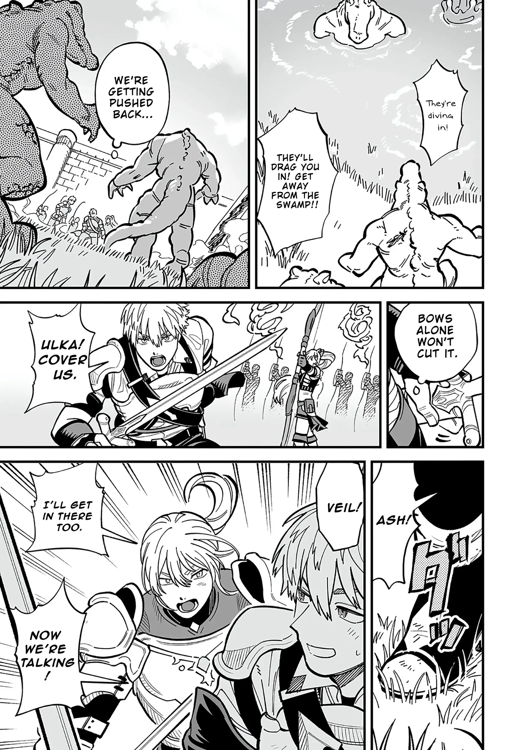 Read Haiiro no Ash Teikoku Kishidan wo Kubi ni Natta Ore wa Dungeon Toshi de Haiiro no Jinsei wo Hikkuri Kaesu Manga Online