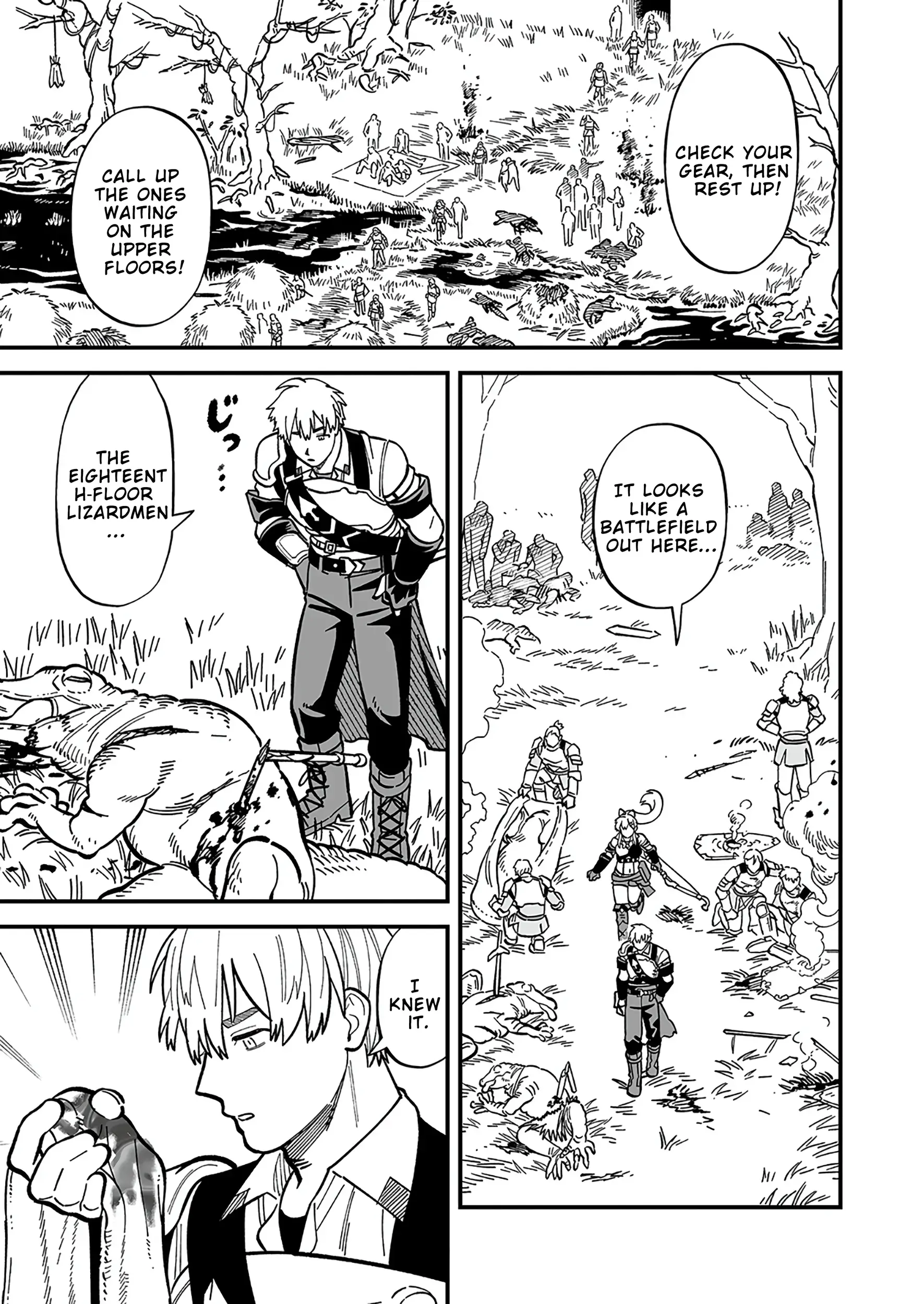 Read Haiiro no Ash Teikoku Kishidan wo Kubi ni Natta Ore wa Dungeon Toshi de Haiiro no Jinsei wo Hikkuri Kaesu Manga Online