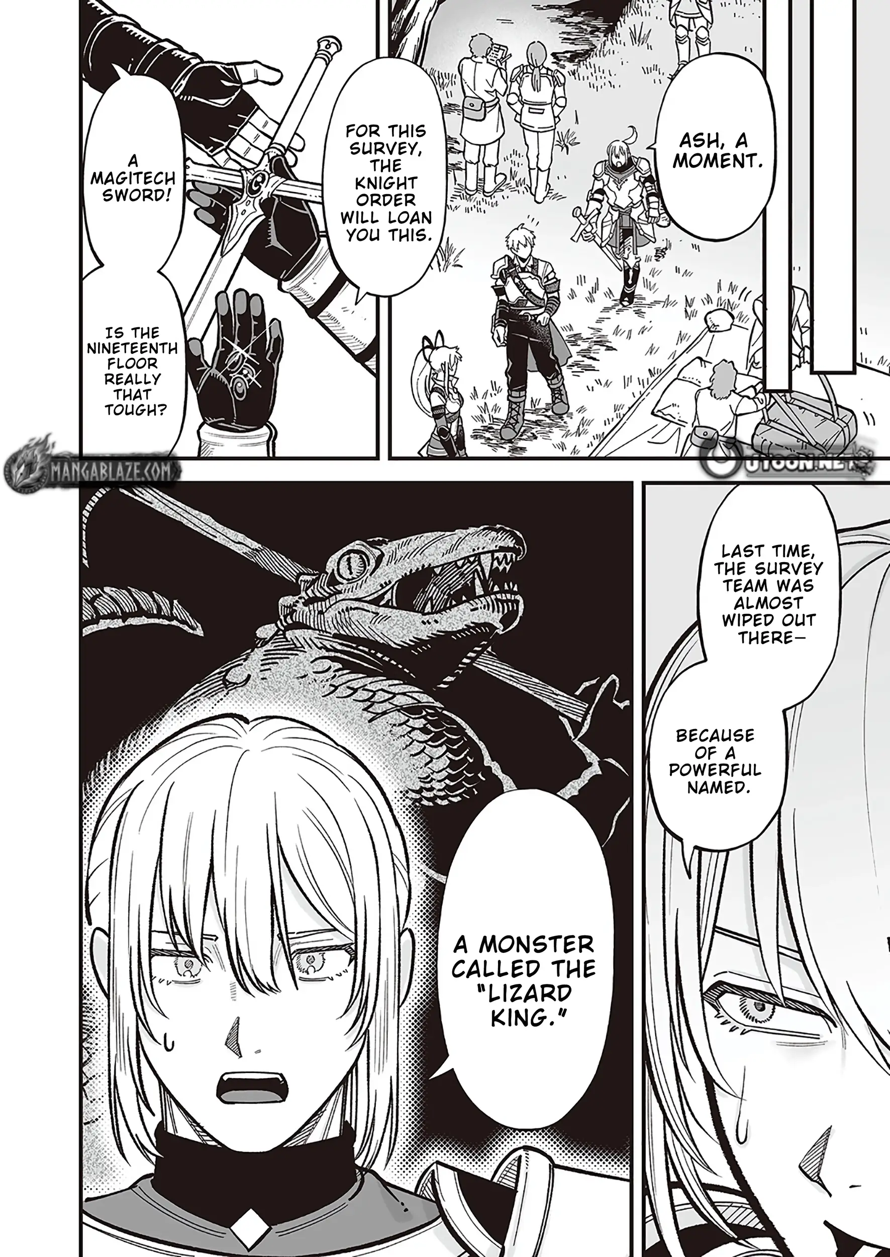 Read Haiiro no Ash Teikoku Kishidan wo Kubi ni Natta Ore wa Dungeon Toshi de Haiiro no Jinsei wo Hikkuri Kaesu Manga Online