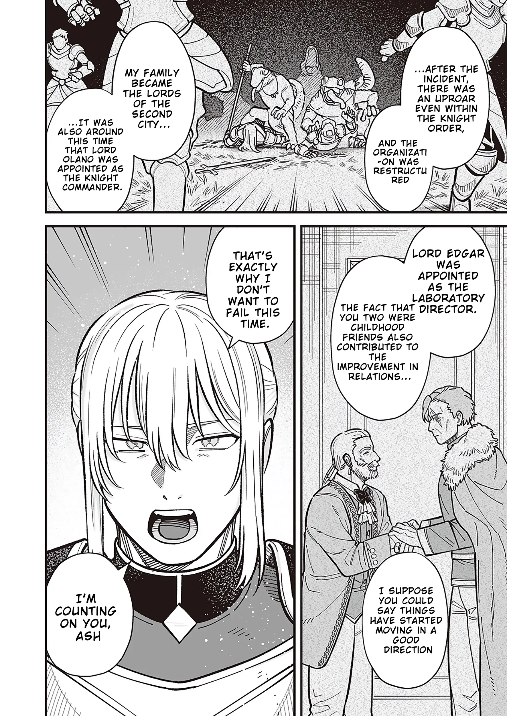 Read Haiiro no Ash Teikoku Kishidan wo Kubi ni Natta Ore wa Dungeon Toshi de Haiiro no Jinsei wo Hikkuri Kaesu Manga Online