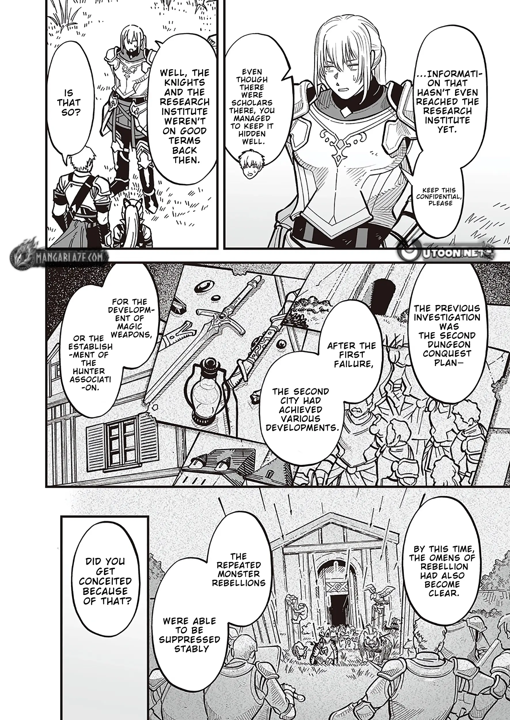 Read Haiiro no Ash Teikoku Kishidan wo Kubi ni Natta Ore wa Dungeon Toshi de Haiiro no Jinsei wo Hikkuri Kaesu Manga Online