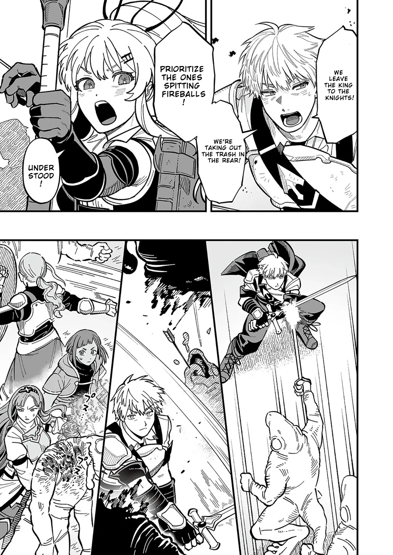 Read Haiiro no Ash Teikoku Kishidan wo Kubi ni Natta Ore wa Dungeon Toshi de Haiiro no Jinsei wo Hikkuri Kaesu Manga Online