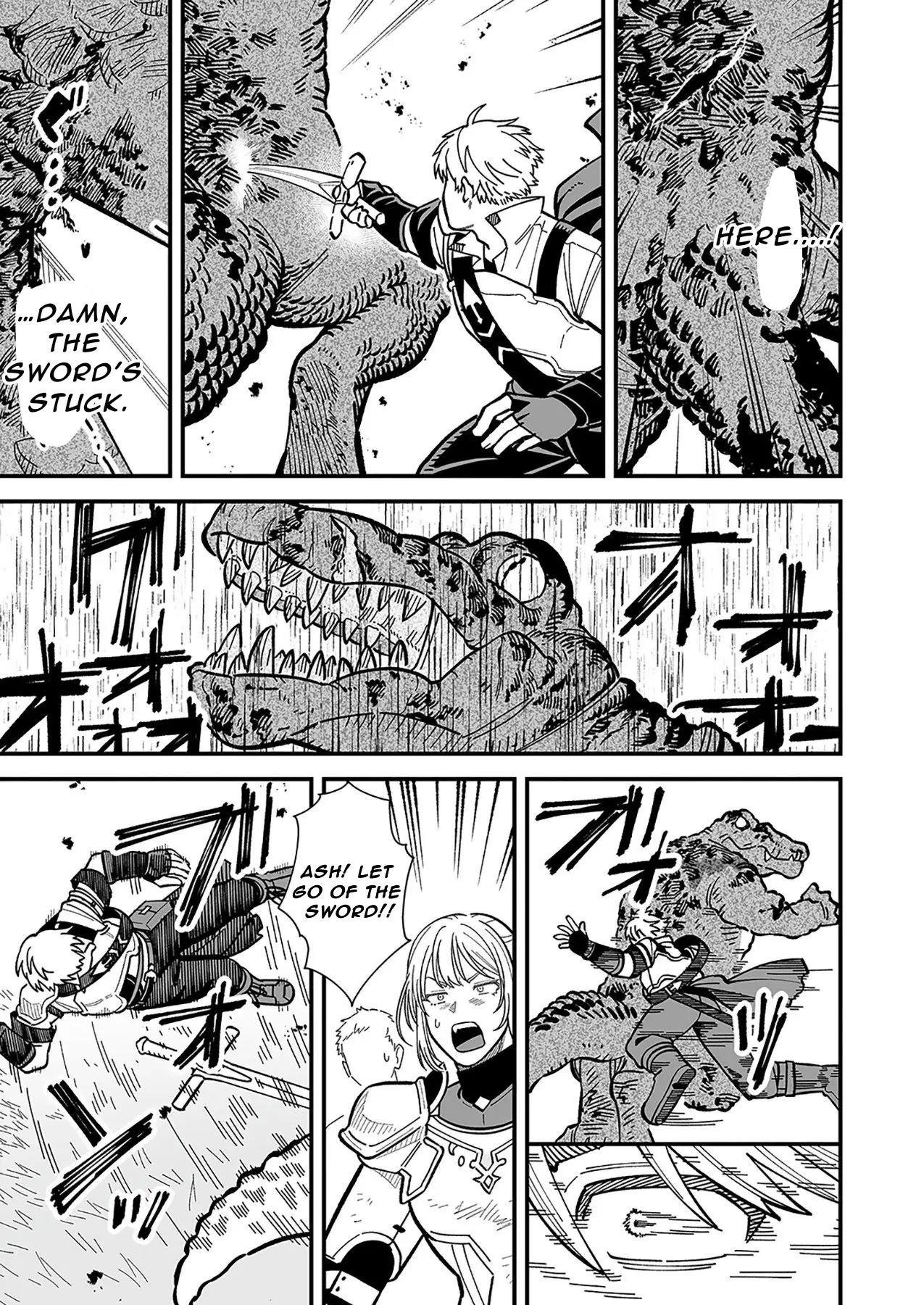 Read Haiiro no Ash Teikoku Kishidan wo Kubi ni Natta Ore wa Dungeon Toshi de Haiiro no Jinsei wo Hikkuri Kaesu Manga Online