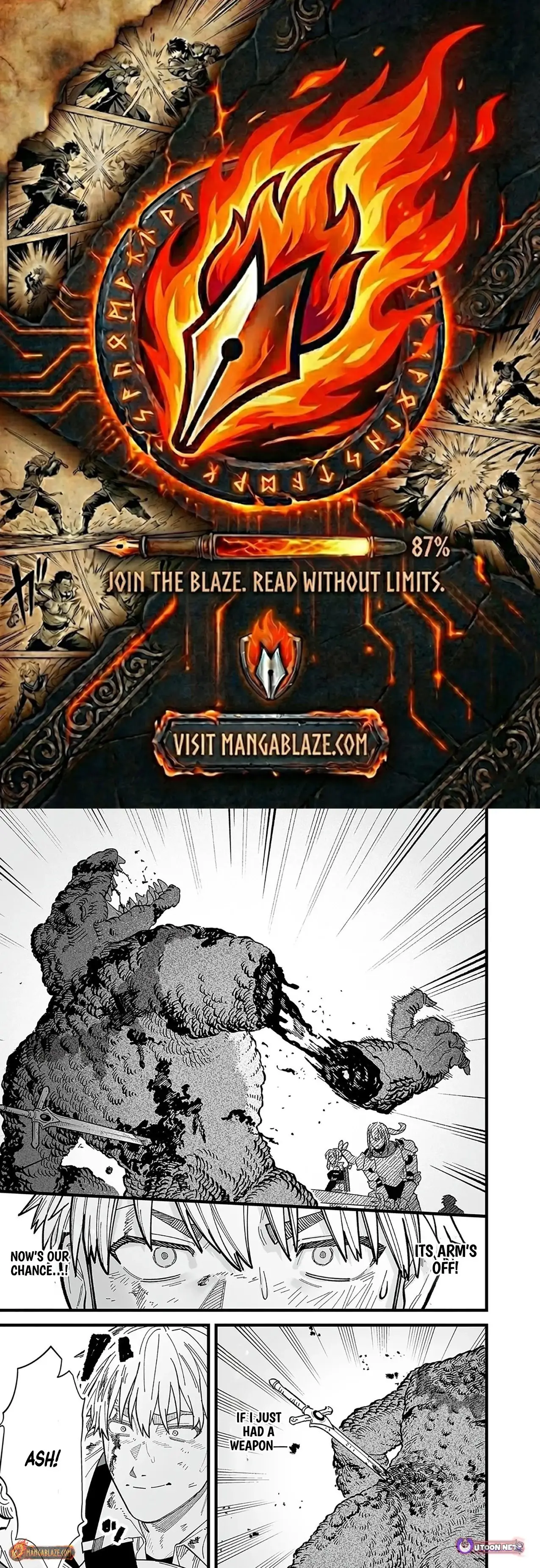 Read Haiiro no Ash Teikoku Kishidan wo Kubi ni Natta Ore wa Dungeon Toshi de Haiiro no Jinsei wo Hikkuri Kaesu Manga Online