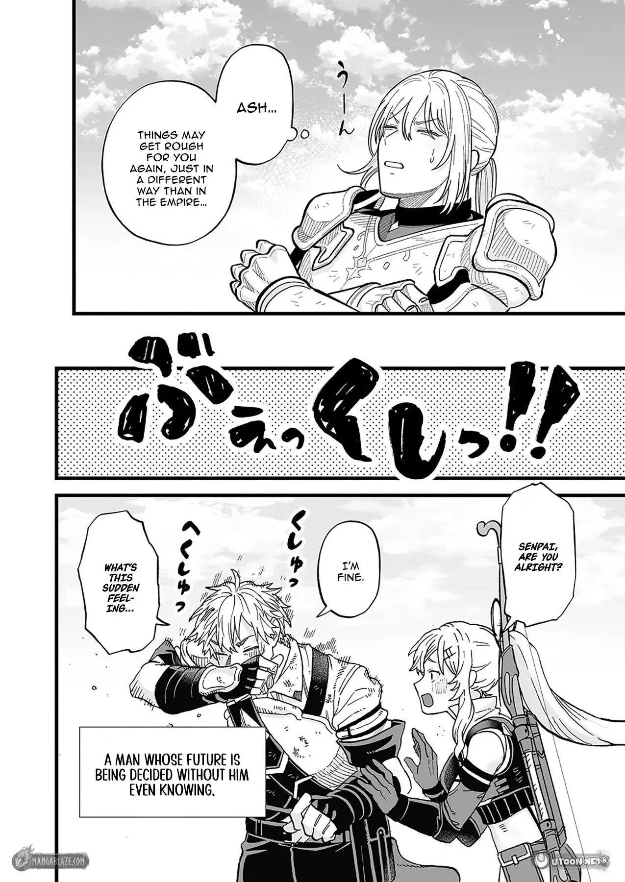 Read Haiiro no Ash Teikoku Kishidan wo Kubi ni Natta Ore wa Dungeon Toshi de Haiiro no Jinsei wo Hikkuri Kaesu Manga Online