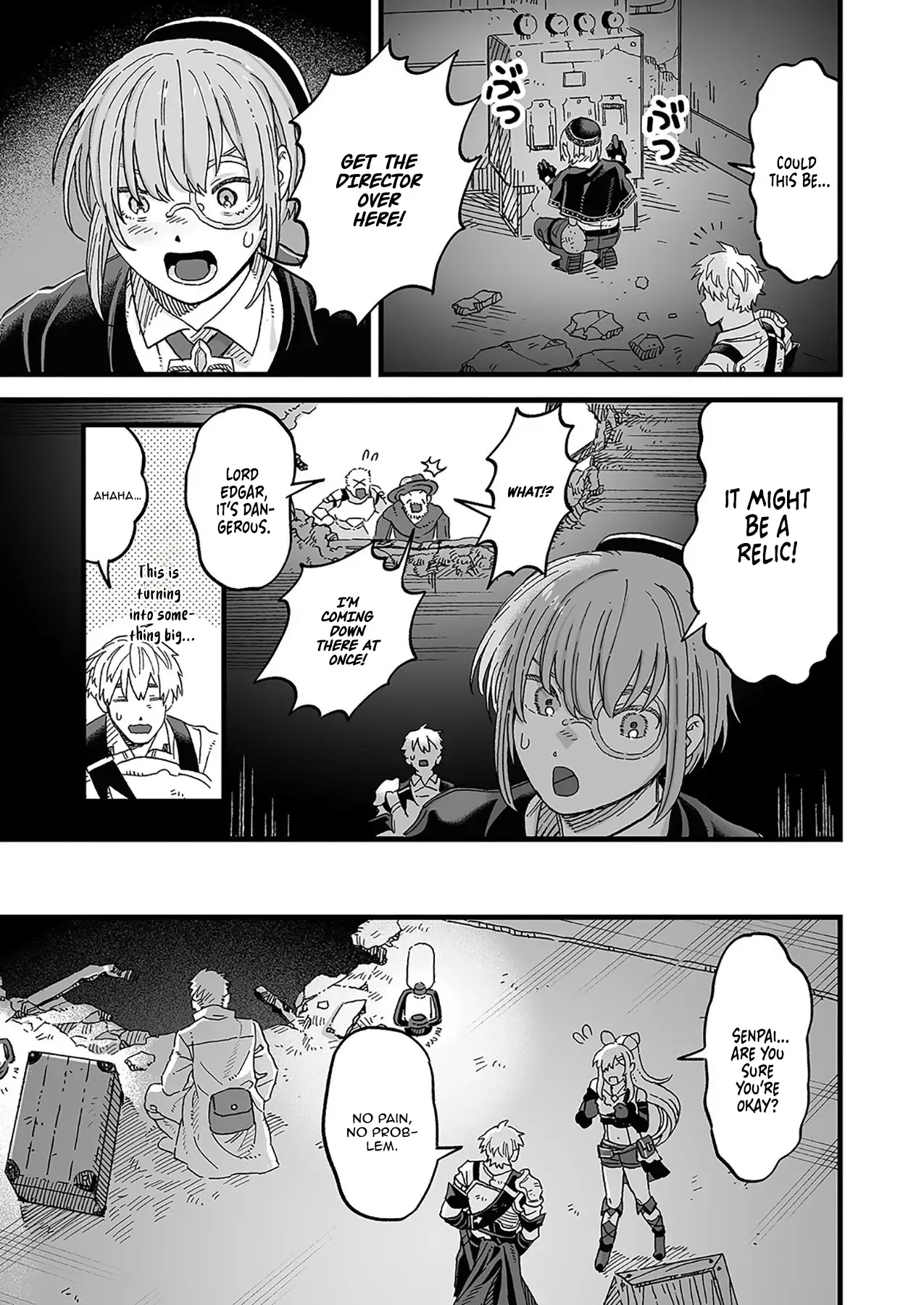 Read Haiiro no Ash Teikoku Kishidan wo Kubi ni Natta Ore wa Dungeon Toshi de Haiiro no Jinsei wo Hikkuri Kaesu Manga Online