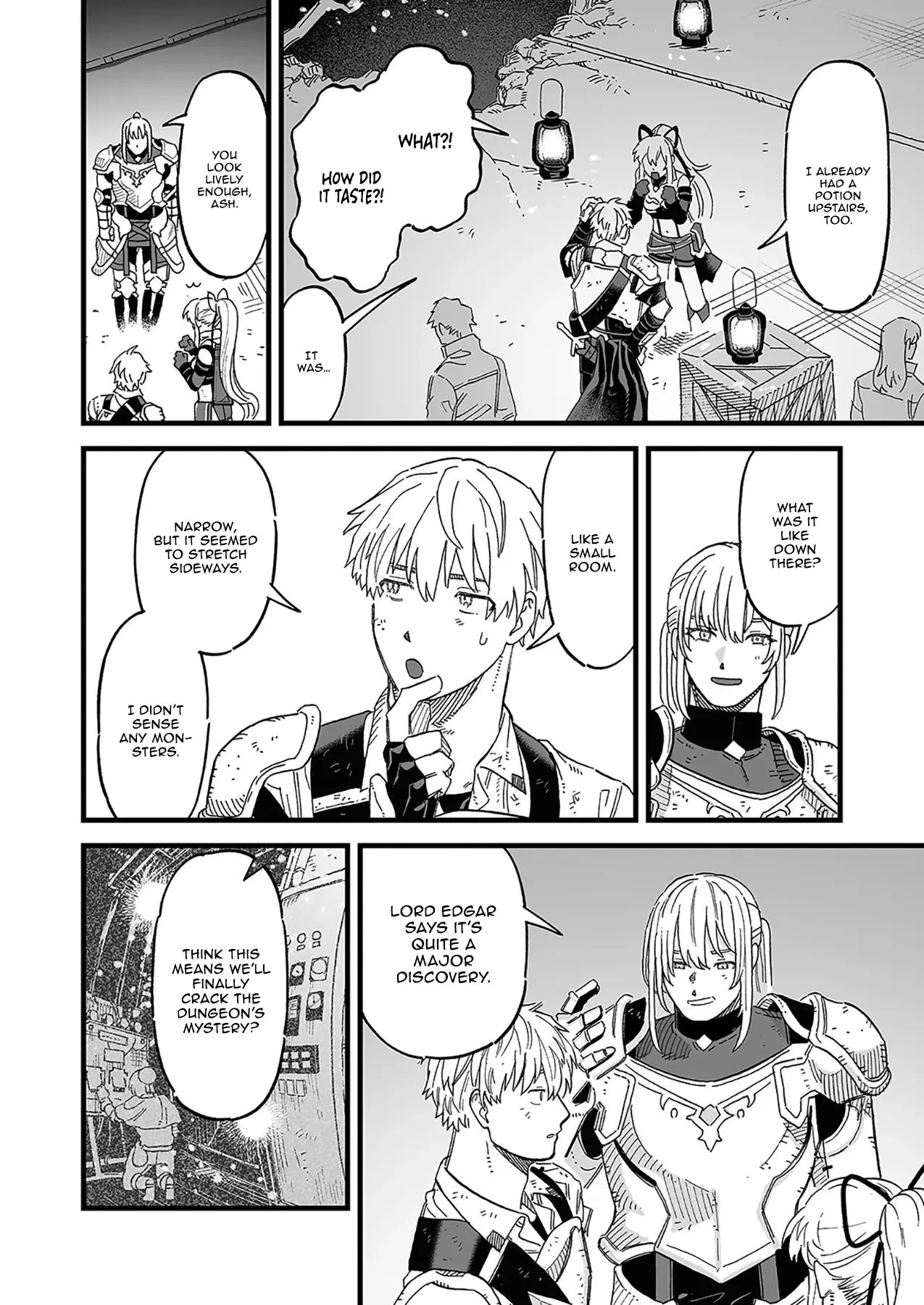 Read Haiiro no Ash Teikoku Kishidan wo Kubi ni Natta Ore wa Dungeon Toshi de Haiiro no Jinsei wo Hikkuri Kaesu Manga Online