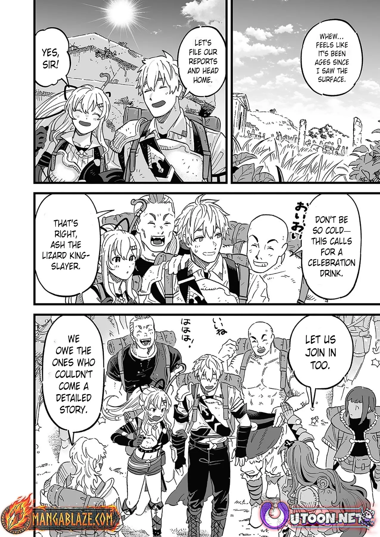 Read Haiiro no Ash Teikoku Kishidan wo Kubi ni Natta Ore wa Dungeon Toshi de Haiiro no Jinsei wo Hikkuri Kaesu Manga Online