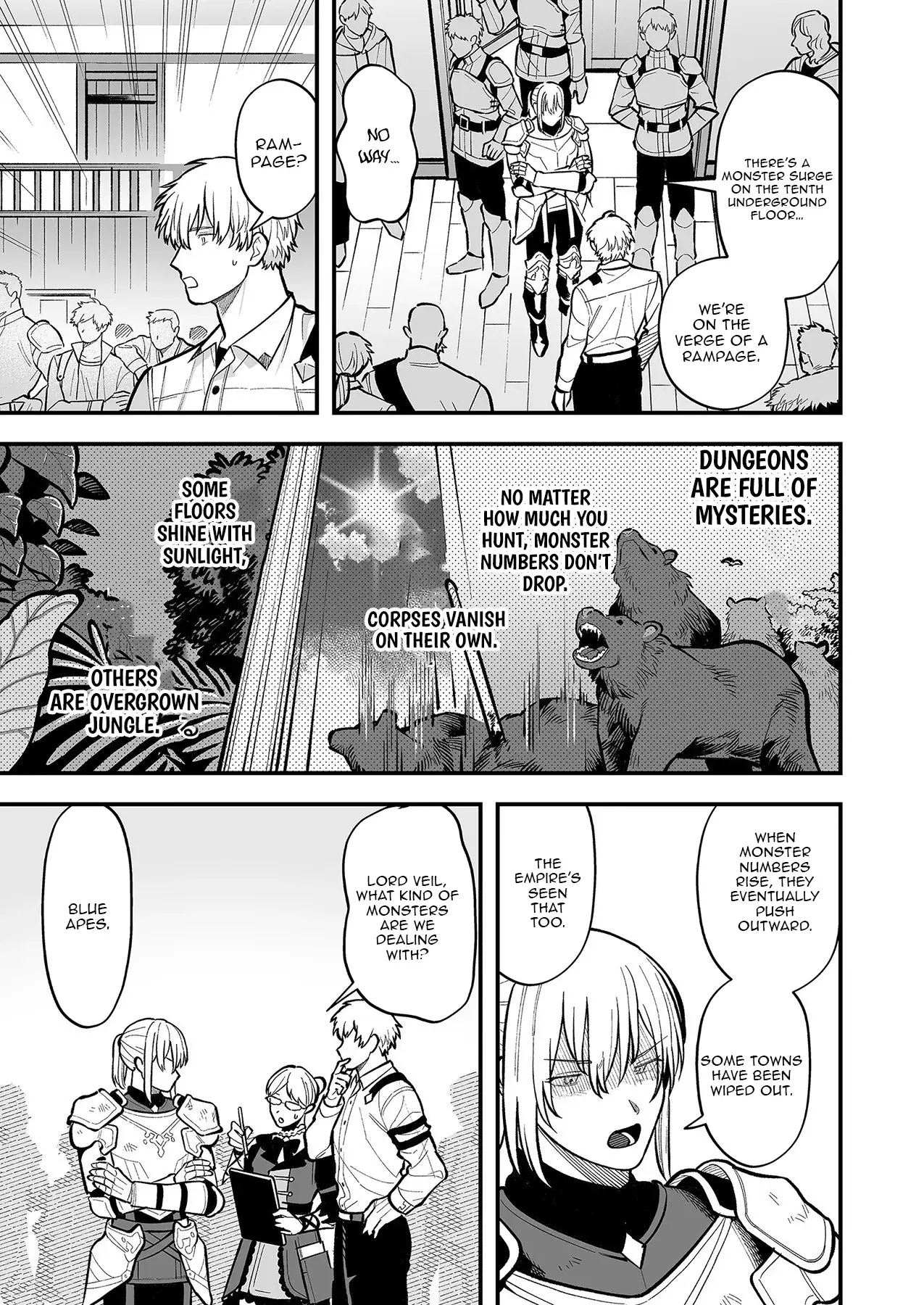 Read Haiiro no Ash Teikoku Kishidan wo Kubi ni Natta Ore wa Dungeon Toshi de Haiiro no Jinsei wo Hikkuri Kaesu Manga Online