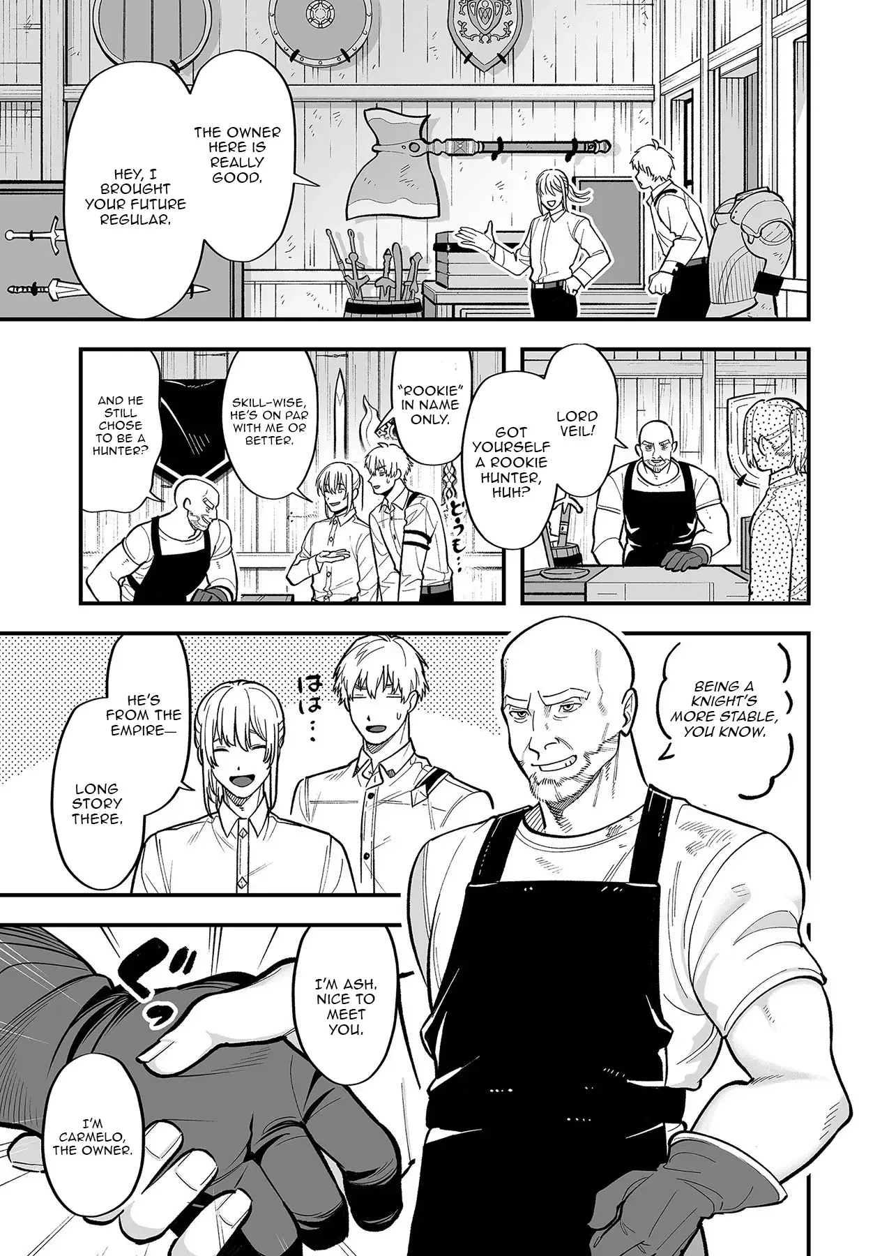 Read Haiiro no Ash Teikoku Kishidan wo Kubi ni Natta Ore wa Dungeon Toshi de Haiiro no Jinsei wo Hikkuri Kaesu Manga Online