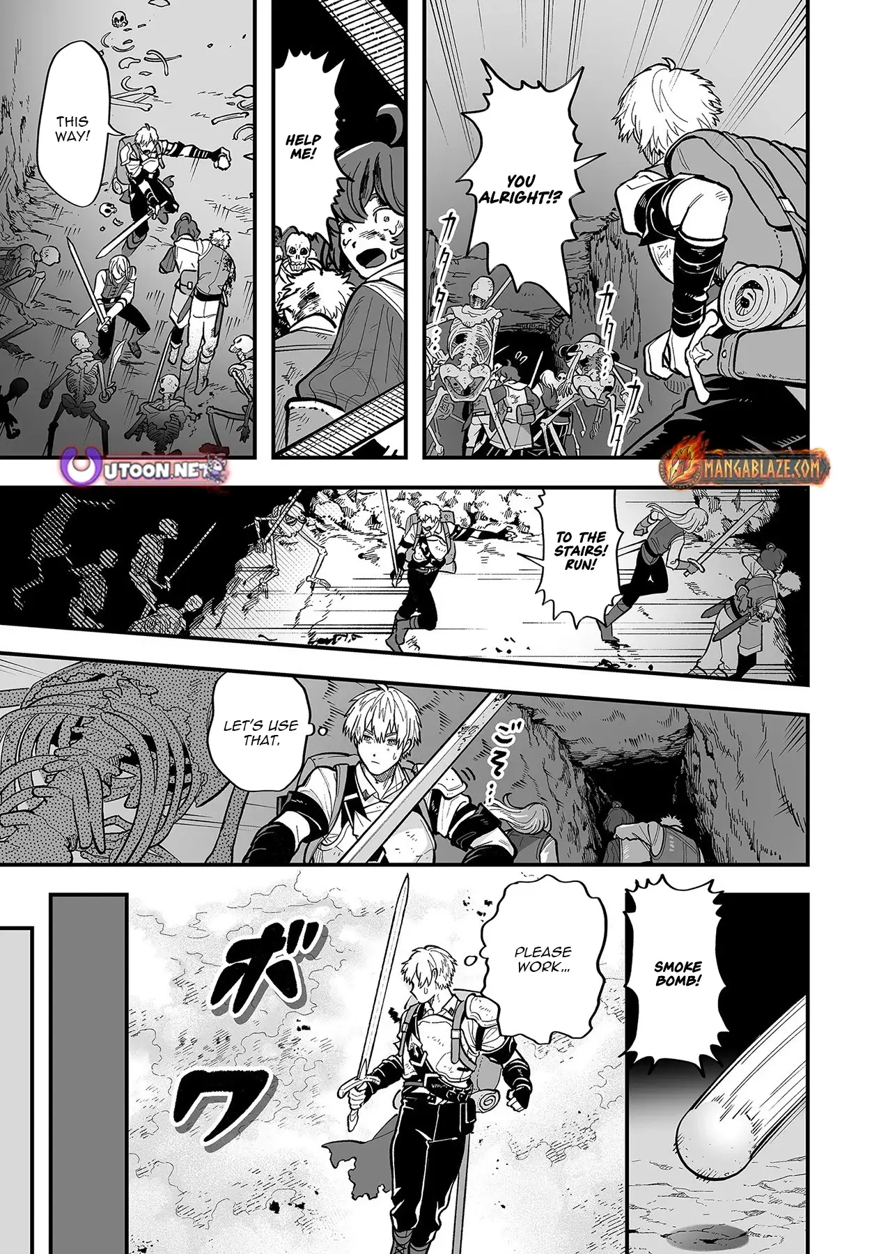 Read Haiiro no Ash Teikoku Kishidan wo Kubi ni Natta Ore wa Dungeon Toshi de Haiiro no Jinsei wo Hikkuri Kaesu Manga Online