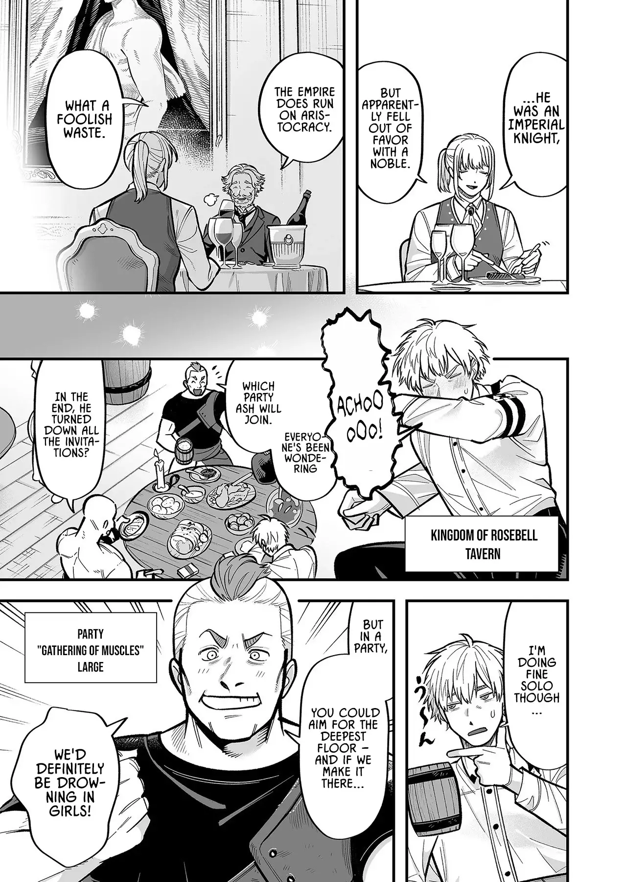 Read Haiiro no Ash Teikoku Kishidan wo Kubi ni Natta Ore wa Dungeon Toshi de Haiiro no Jinsei wo Hikkuri Kaesu Manga Online