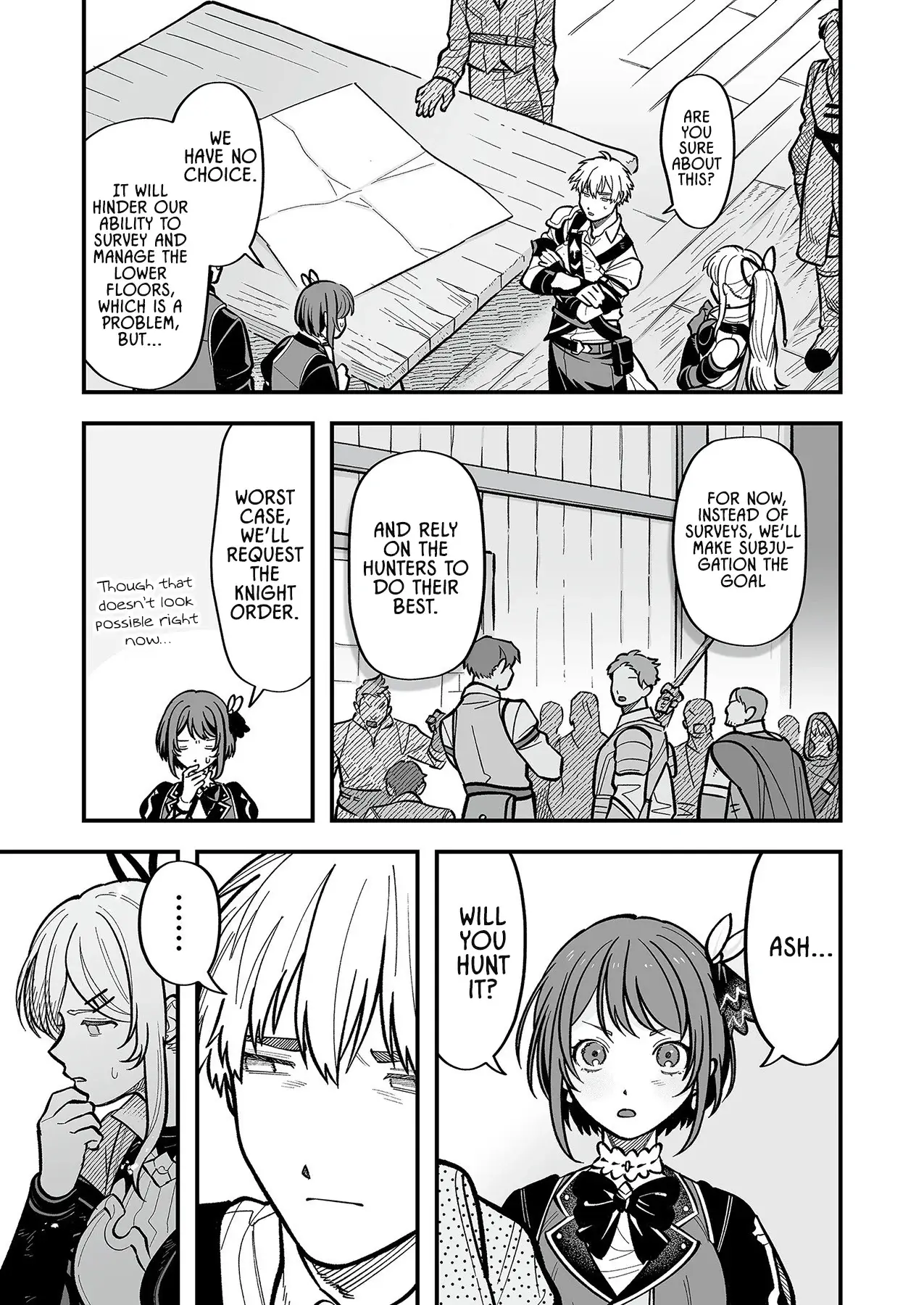 Read Haiiro no Ash Teikoku Kishidan wo Kubi ni Natta Ore wa Dungeon Toshi de Haiiro no Jinsei wo Hikkuri Kaesu Manga Online