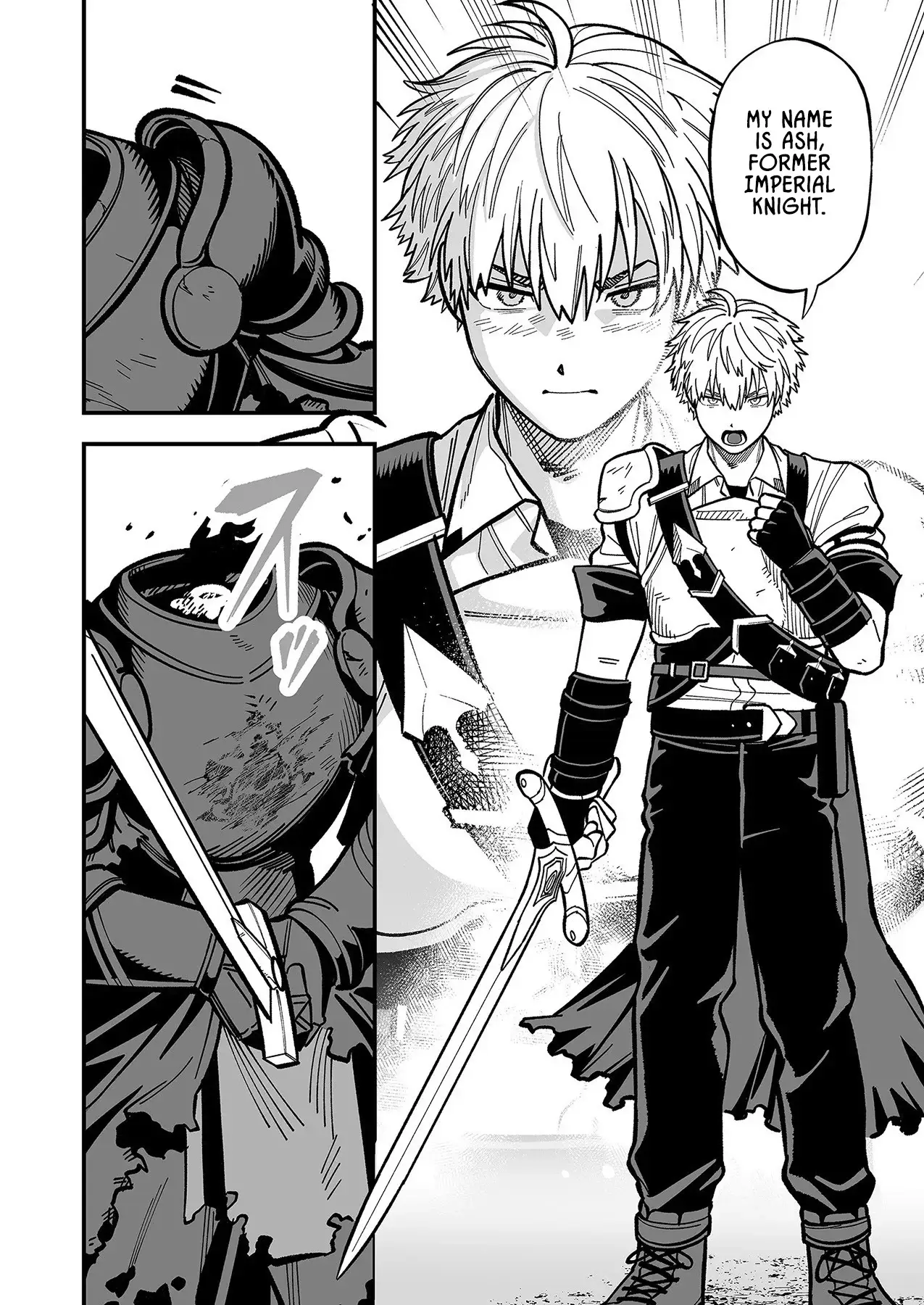 Read Haiiro no Ash Teikoku Kishidan wo Kubi ni Natta Ore wa Dungeon Toshi de Haiiro no Jinsei wo Hikkuri Kaesu Manga Online