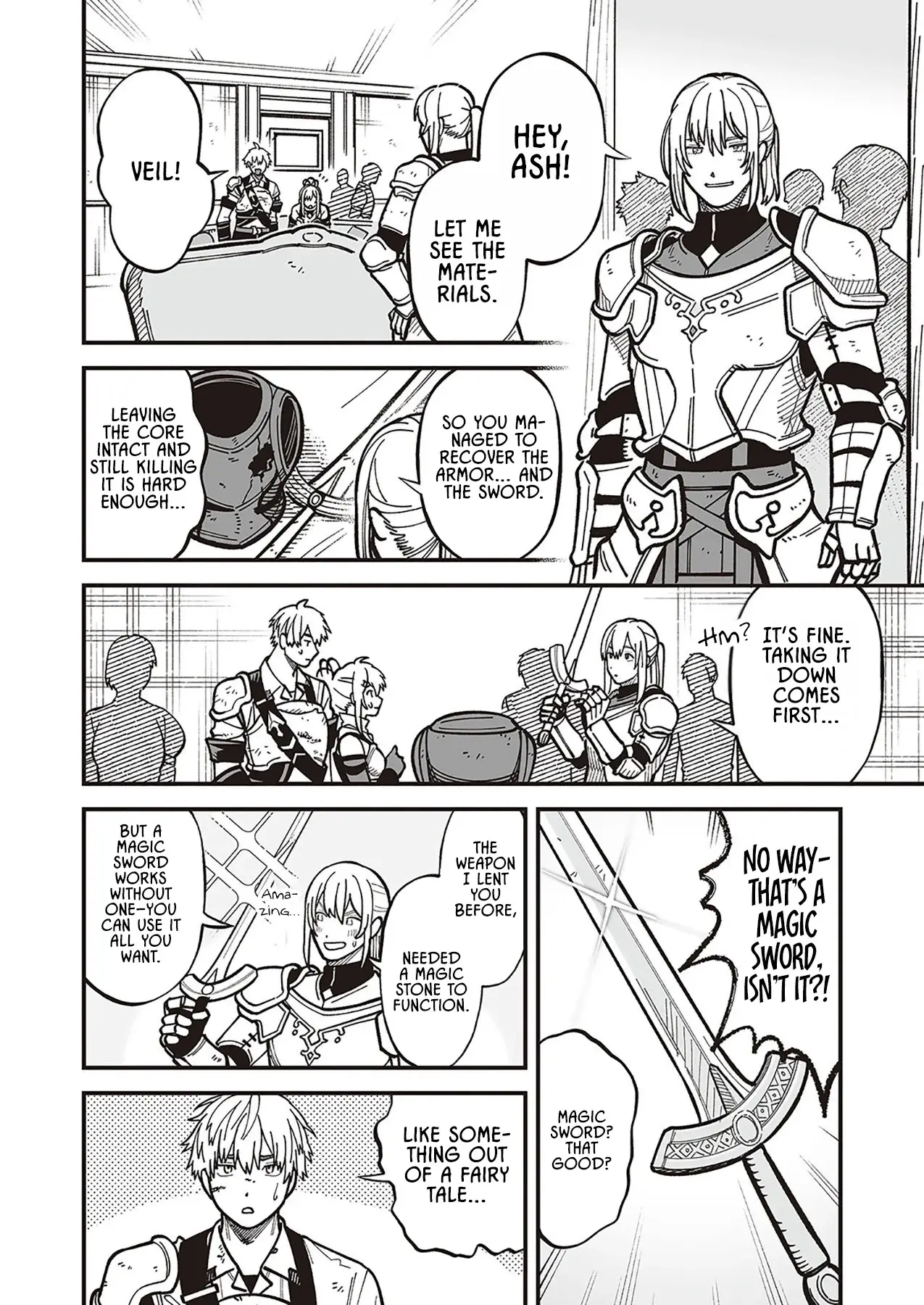 Read Haiiro no Ash Teikoku Kishidan wo Kubi ni Natta Ore wa Dungeon Toshi de Haiiro no Jinsei wo Hikkuri Kaesu Manga Online