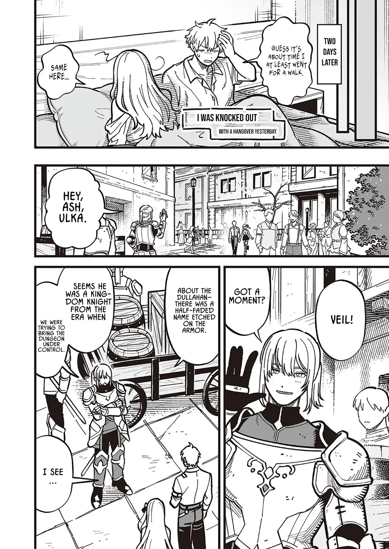 Read Haiiro no Ash Teikoku Kishidan wo Kubi ni Natta Ore wa Dungeon Toshi de Haiiro no Jinsei wo Hikkuri Kaesu Manga Online