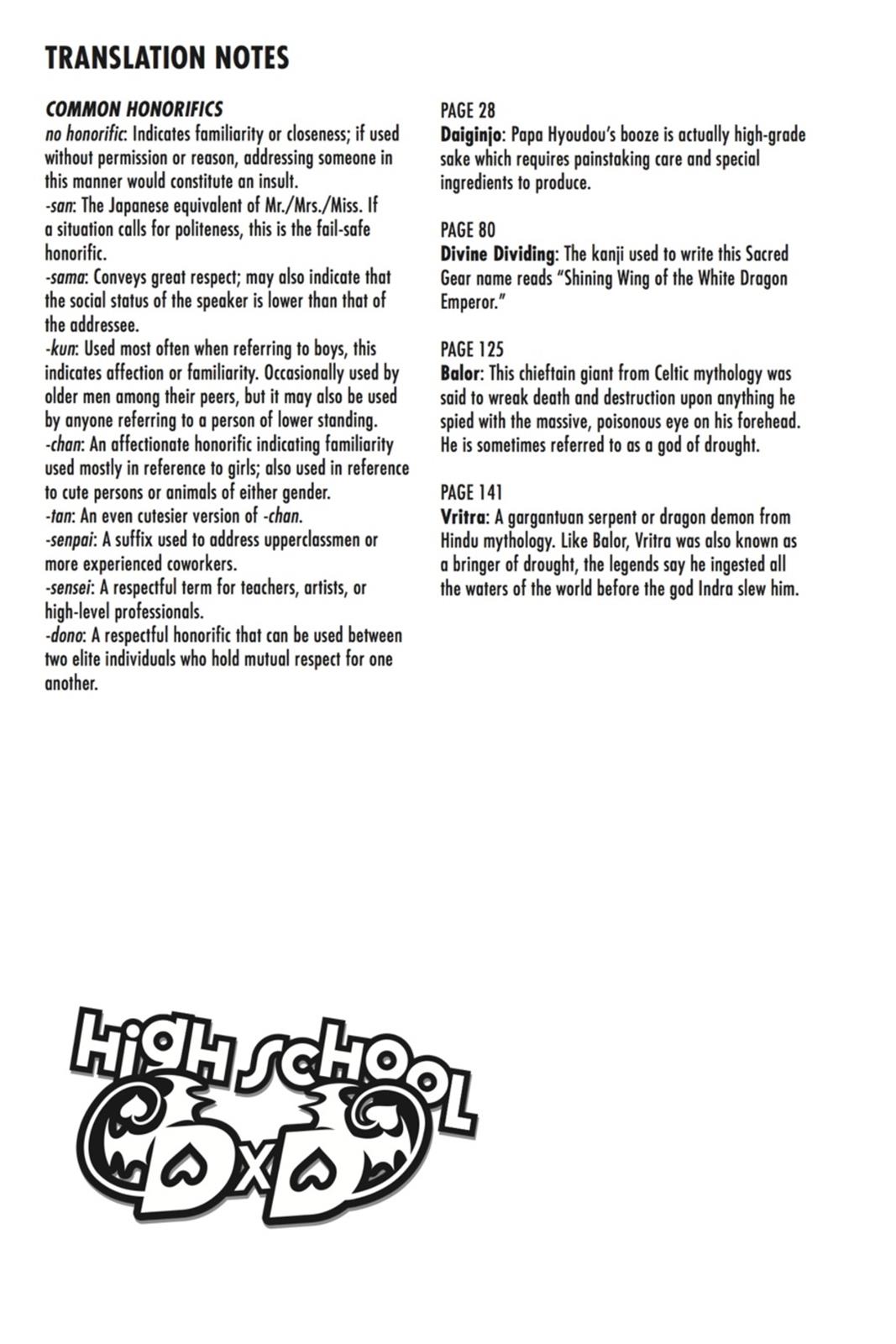 Read High School DxD Manga Online