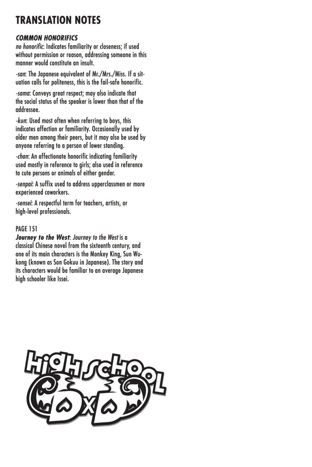 Read High School DxD Manga Online