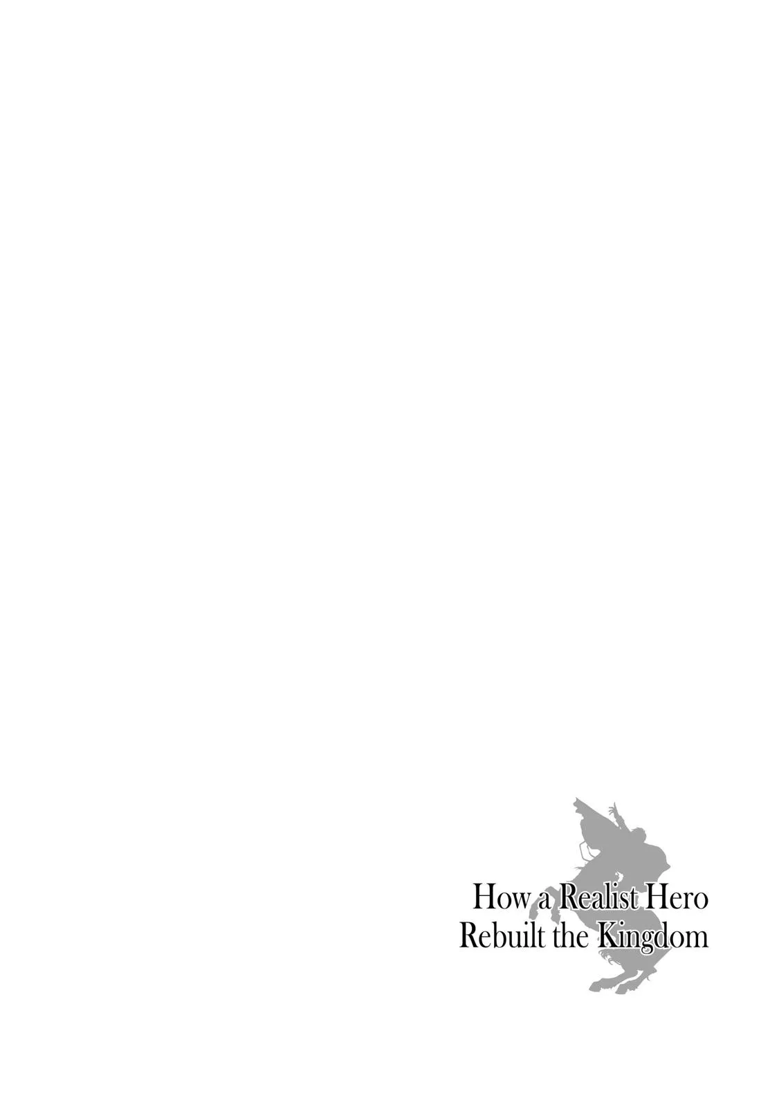 Read How a Realist Hero Rebuilt the Kingdom Manga Online