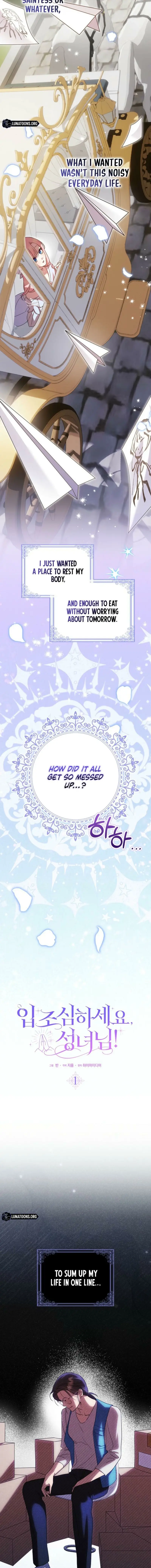 Read Hush Now Saintess! Manga Online