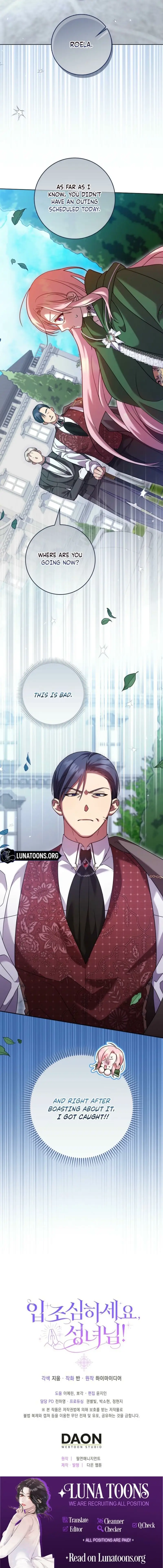 Read Hush Now Saintess! Manga Online