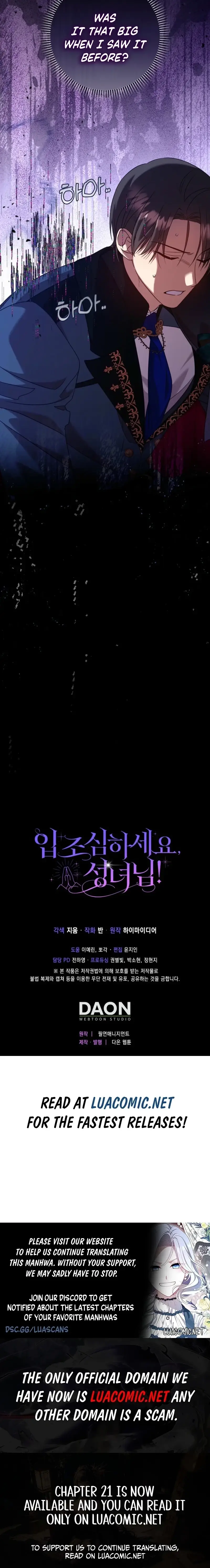 Read Hush Now Saintess! Manga Online